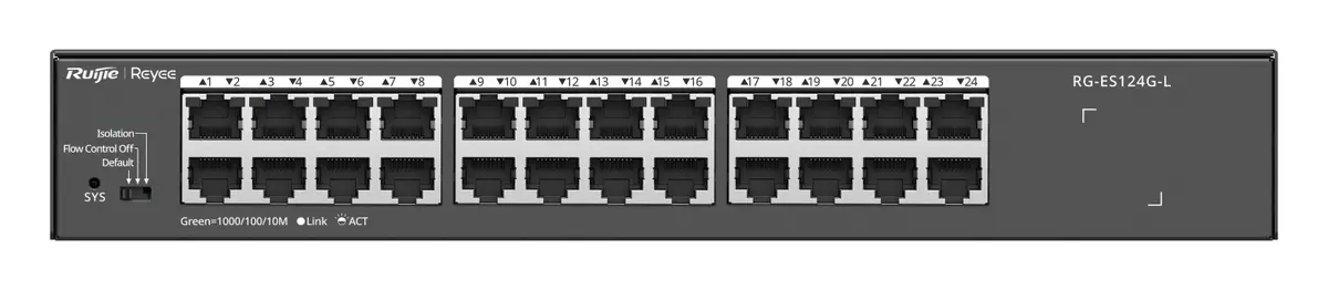 Reyee RG-ES124G-L 24 Port Gigabit Yönetilemez Switch