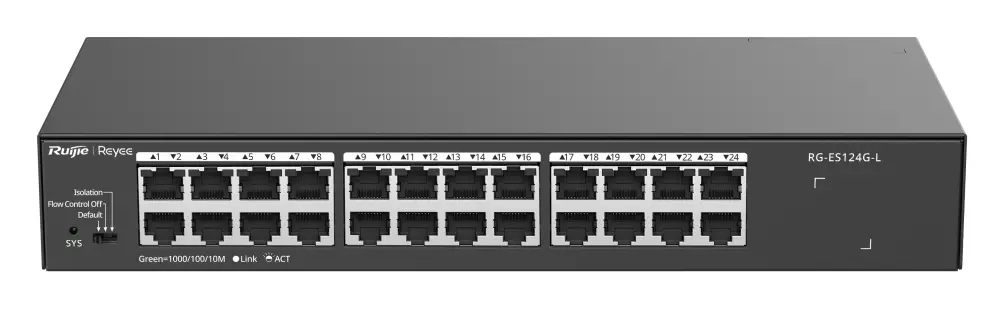 Reyee RG-ES124G-L 24 Port Gigabit Yönetilemez Switch — görsel 2