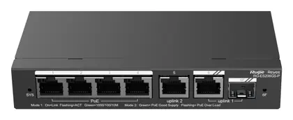 Reyee RG-ES206GS-P 6 Port Gigabit PoE+ Akıllı Yönetilebilir Switch