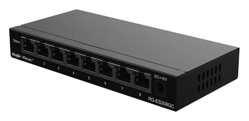 Reyee RG-ES208GC 8 Port Gigabit Akıllı Yönetilebilir Switch — görsel 4