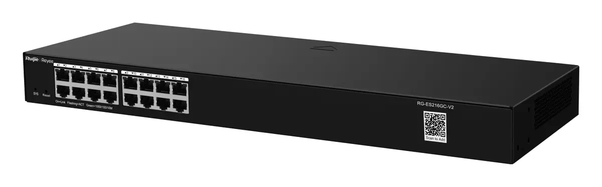 Reyee RG-ES216GC-V2 16 Port Gigabit Akıllı Yönetilebilir Switch — görsel 2