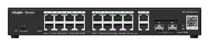 Reyee RG-ES220GS-P 16 Port Gigabit PoE+ 2×SFP Akıllı Yönetilebilir Switch