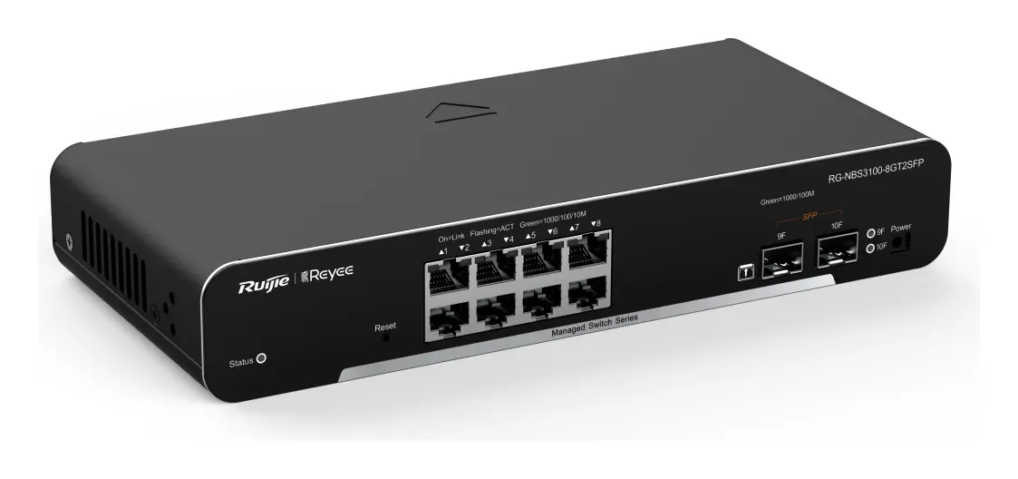 Reyee RG-NBS3100-8GT2SFP 8 Port Gigabit 2×SFP Yönetilebilir Switch — görsel 3