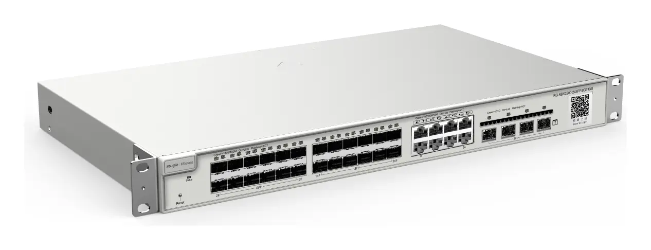 Reyee RG-NBS3200-24SFP/8GT4XS 24 Port Gigabit SFP 4×10G SFP+ L2+ Yönetilebilir Switch — görsel 2