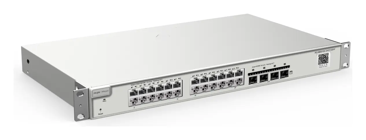 Reyee RG-NBS5100-24GT4SFP 24 Port Gigabit 4×SFP L3 Yönetilebilir Switch — görsel 2
