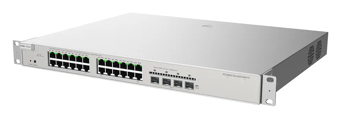 Reyee RG-NBS5200-24GT4XS-P 24 Port Gigabit PoE 4×10G SFP+ L3 Yönetilebilir Switch — görsel 4
