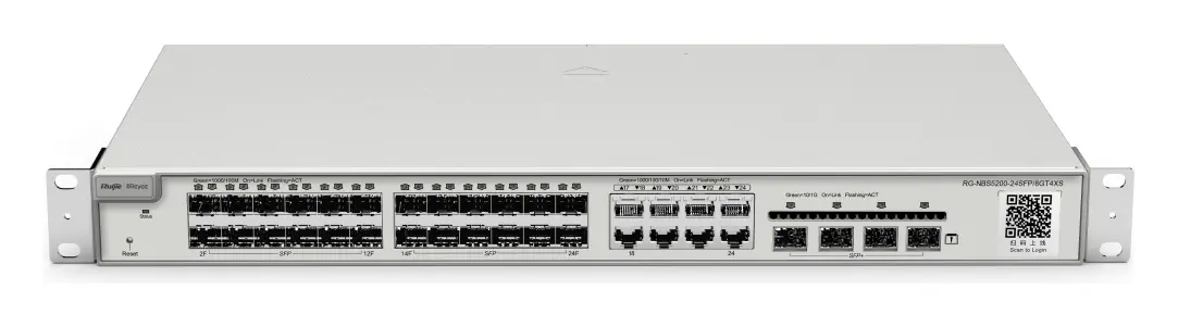 Reyee RG-NBS5200-24SFP/8GT4XS 24 Port Gigabit SFP 4×10G SFP+ L3 Yönetilebilir Switch — görsel 4
