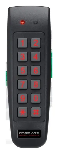 Rosslare AC-G44 Outdoor Mullion Backlit PIN & Proximity Standalone Controller Bağımsız Geçiş Kontrol Ünitesi