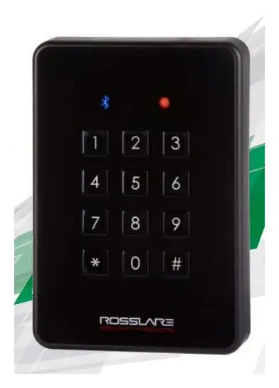 Rosslare AY-H6355BT CSN SMART Smart Card Reader with Keypad and NFC-ID and BLE-ID Tuş Takımı (PIN Okuyucu)
