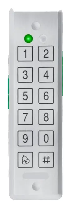 Rosslare AYC-E55 Ultra-Slim Piezo PIN Reader – Convertible Tuş Takımı (PIN Okuyucu)