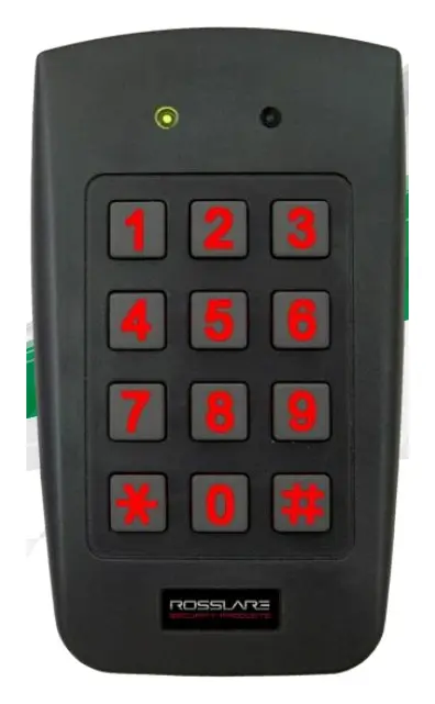 Rosslare AYC-F54 Convertible Backlit PIN Reader/Controller Okuyucu / Kontrol Ünitesi