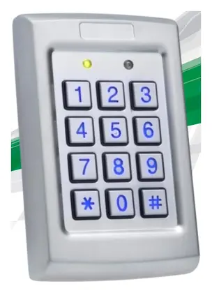 Rosslare AYC-Q54B Convertible Anti-Vandal Backlit PIN Reader/Controller Okuyucu / Kontrol Ünitesi