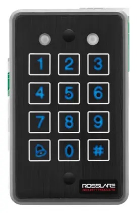 Rosslare AYC-T65 Piezoelectric Backlit Proximity & PIN Reader – Convertible Kartlı ve Şifreli Okuyucu