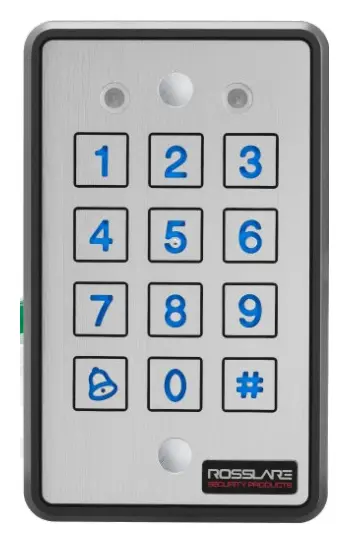 Rosslare AYC-T65 Piezoelectric Backlit Proximity & PIN Reader – Convertible Kartlı ve Şifreli Okuyucu — görsel 2