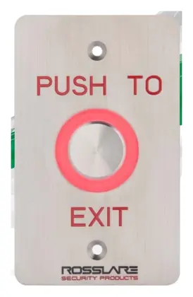 Rosslare EX-06 Flush Mount Piezoelectric Button Çıkış Butonu