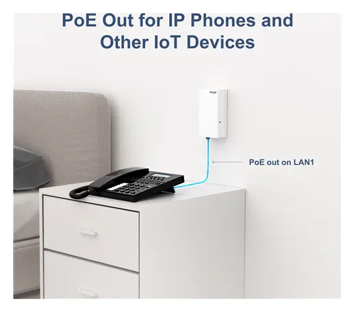 Ruijie RG-AP180P-L Wi-Fi 6 Çift Bant Duvar Tipi Access Point — görsel 4