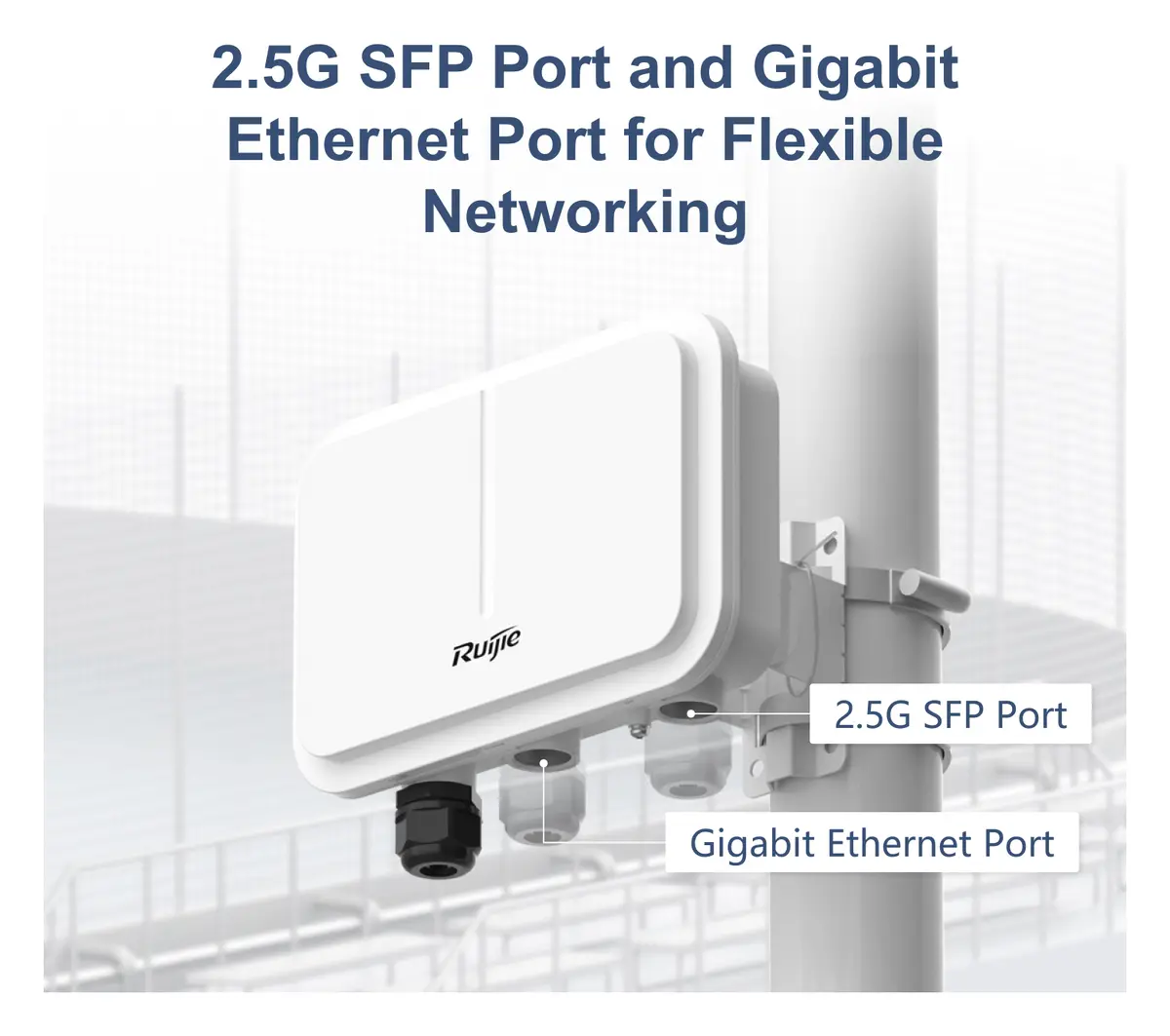 Ruijie RG-AP680-CD(V3) Wi-Fi 6 Çift Bant Dış Ortam Access Point — görsel 2