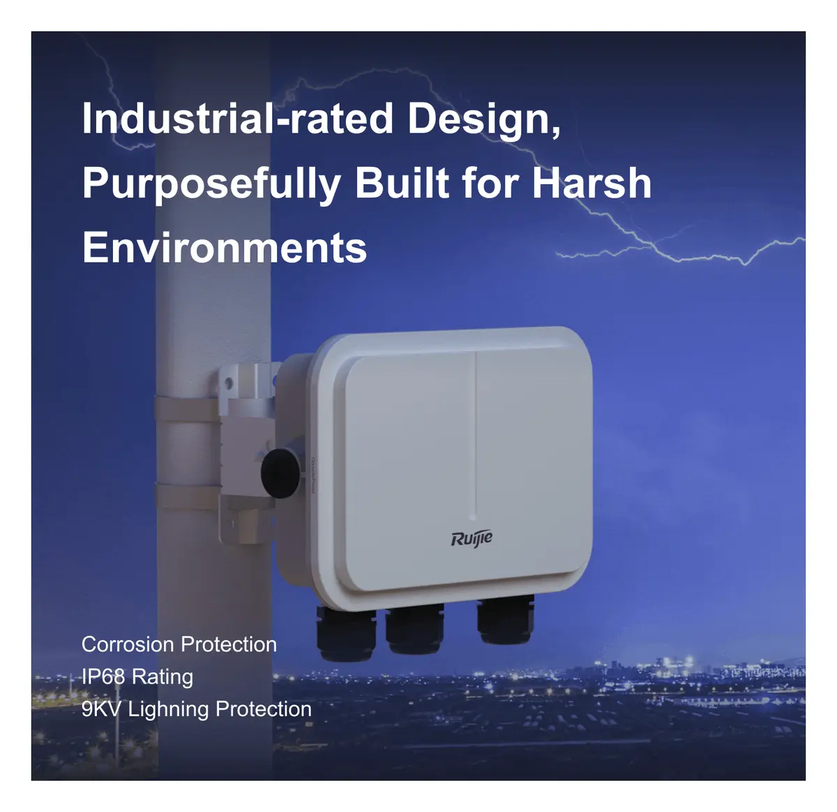 Ruijie RG-AP680(CD) Wi-Fi 6 Çift Bant Dış Ortam Access Point — görsel 2