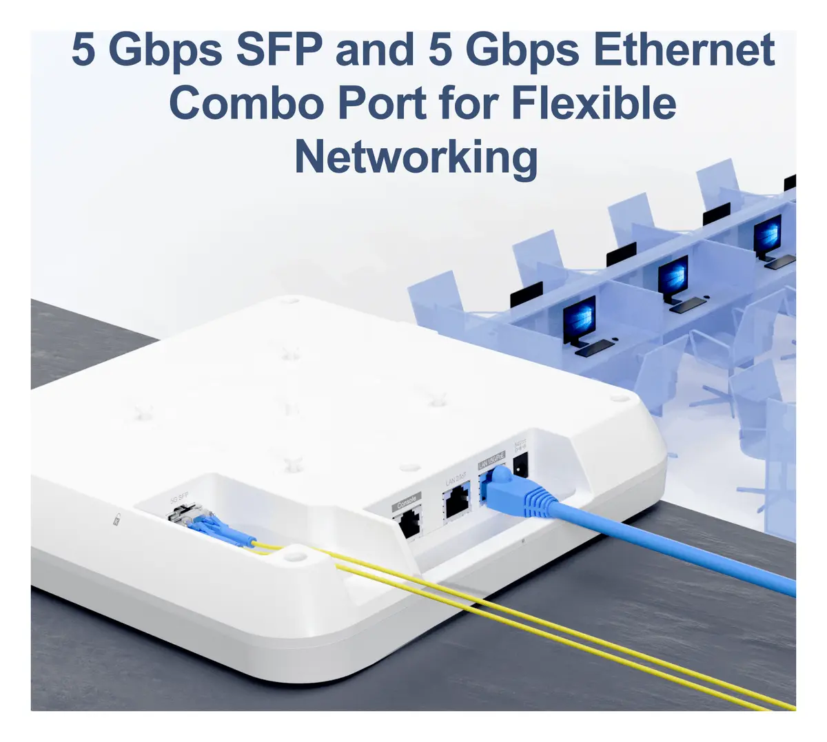 Ruijie RG-AP840-L Wi-Fi 6 Çift Bant Tavan Tipi Access Point — görsel 3