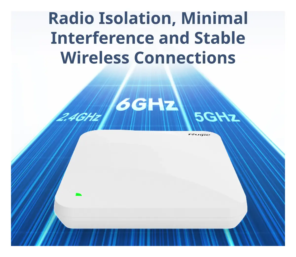 Ruijie RG-AP880-L Wi-Fi 6E Üç Bant Tavan Tipi Access Point — görsel 3