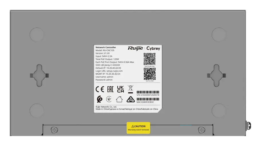 Ruijie RG-CNC105 Kablosuz Kontrolcü — görsel 6