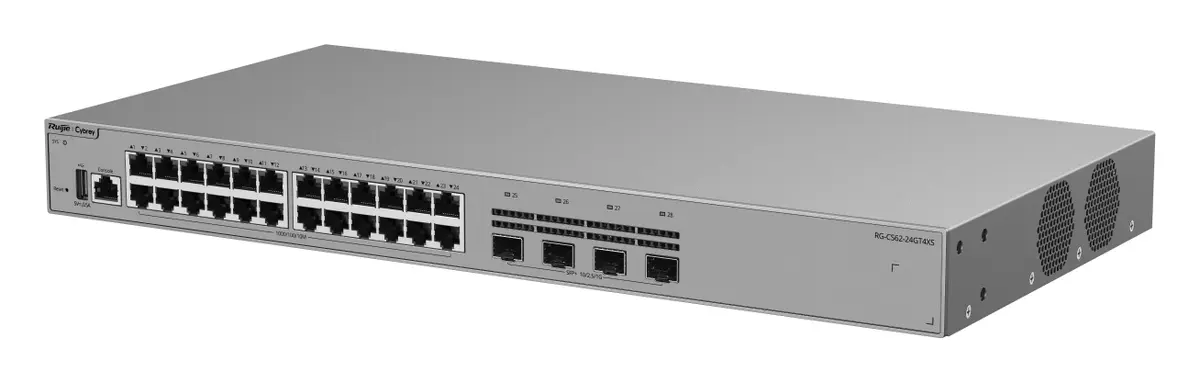 Ruijie RG-CS62-24GT4XS 24 Port Gigabit 4×10G SFP+ L3 Yönetilebilir Switch — görsel 4