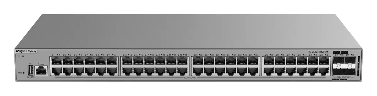Ruijie RG-CS62-48GT4XS 48 Port Gigabit 4×10G SFP+ L3 Yönetilebilir Switch