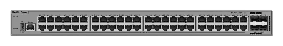 Ruijie RG-CS62-48GT4XS 48 Port Gigabit 4×10G SFP+ L3 Yönetilebilir Switch — görsel 2