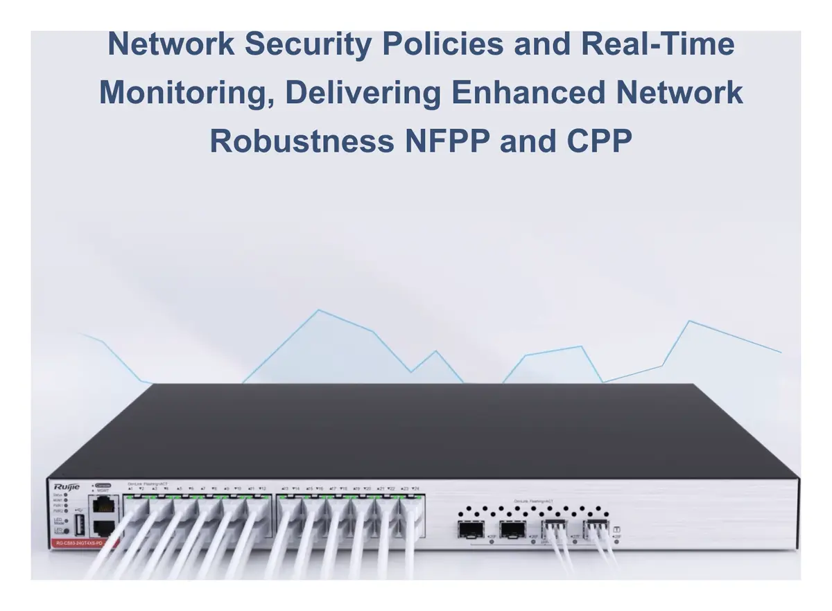 Ruijie RG-CS83-24GT4XS-PD 24 Port Gigabit PoE+ 4×10G SFP+ L3 Yönetilebilir Switch — görsel 4