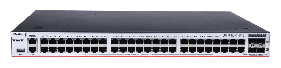 Ruijie RG-CS85-48GT4XS-D 48 Port Gigabit 4×10G SFP+ L3 Yönetilebilir Switch