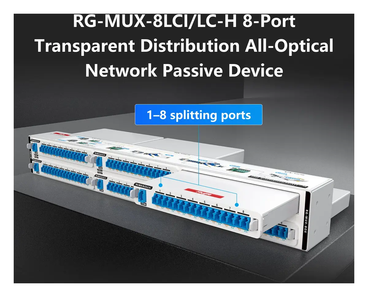 Ruijie RG-MUX-8LC/LC-H 8 Port Pasif Optik Dağıtım Modülü — görsel 3