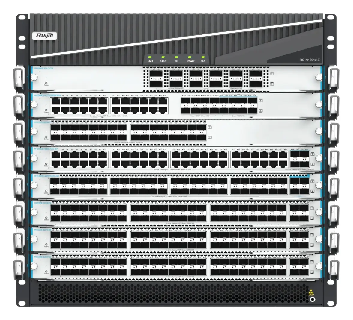 Ruijie RG-N18010-E 8 Slot Modüler Omurga Switch