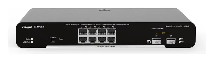 Ruijie RG-NBS3100-8GT2SFP-P PoE Switch