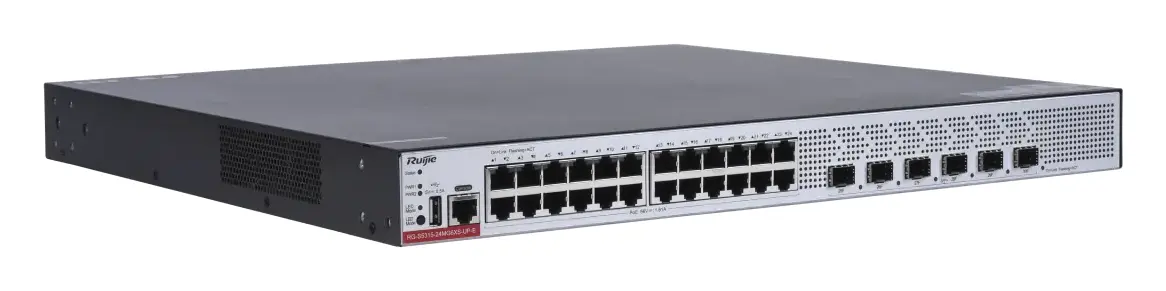 Ruijie RG-S5315-24MG6XS-UP-E 24 Port 5G Multi-Gigabit PoE++ 6×10G SFP+ Yönetilebilir Switch — görsel 4