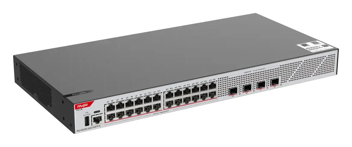 Ruijie RG-S5350-24GT4SFP-E 24 Port Gigabit 4×SFP L3 Yönetilebilir Switch — görsel 2