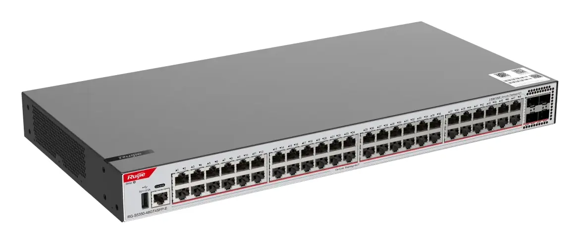 Ruijie RG-S5350-48GT4SFP-E 48 Port Gigabit 4×SFP L3 Yönetilebilir Switch — görsel 2