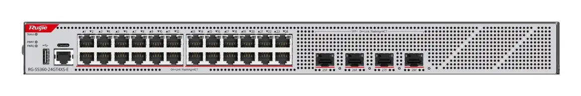 Ruijie RG-S5360-24GT4XS-E 24 Port Gigabit 4×10G SFP+ L3 Yönetilebilir Switch — görsel 5