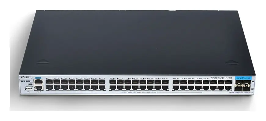 Ruijie RG-S5750-48GT4XS-HP-H 4 Port Gigabit Yönetilebilir PoE Switch