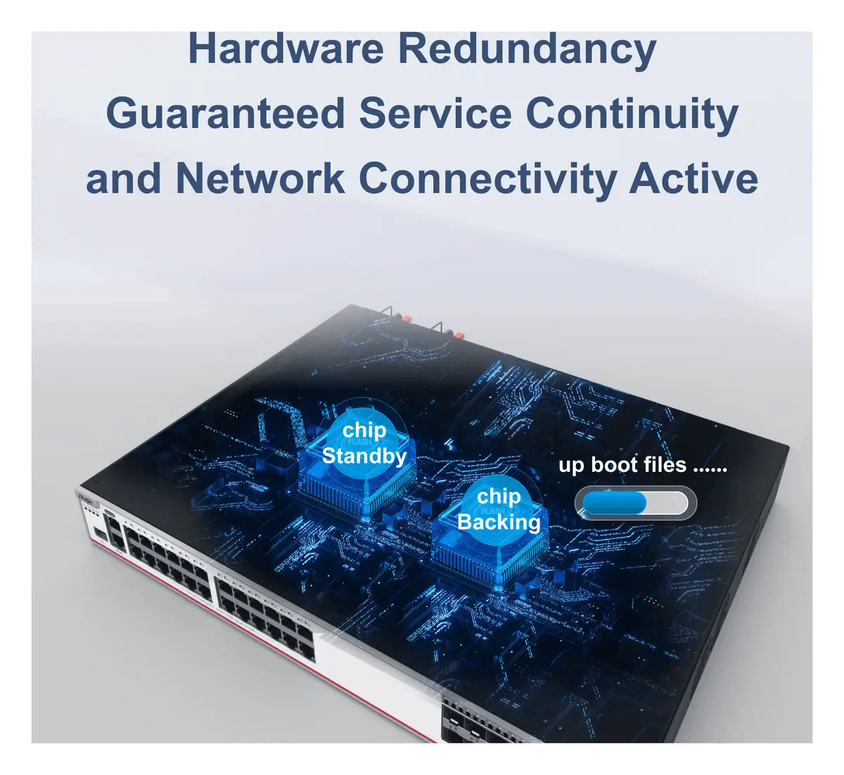 Ruijie RG-S5760C-24GT8XS-X 24 Port Gigabit 8×10G SFP+ L3 Yönetilebilir Switch — görsel 3