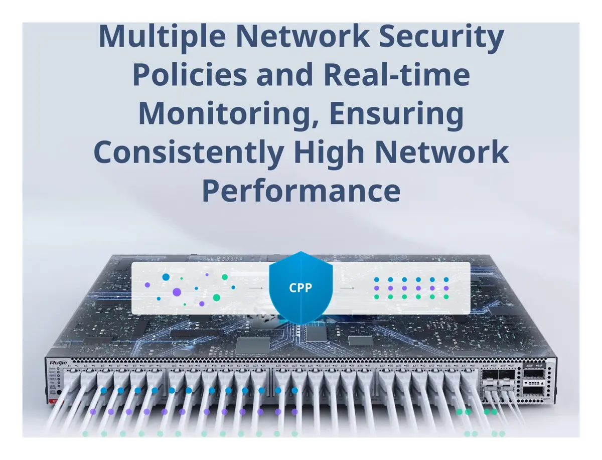 Ruijie RG-S6110-48MG4VS2QXS-UP 48 Port 5G Multi-Gigabit PoE++ 4×25G SFP28 2×40G QSFP+ Yönetilebilir Switch — görsel 5