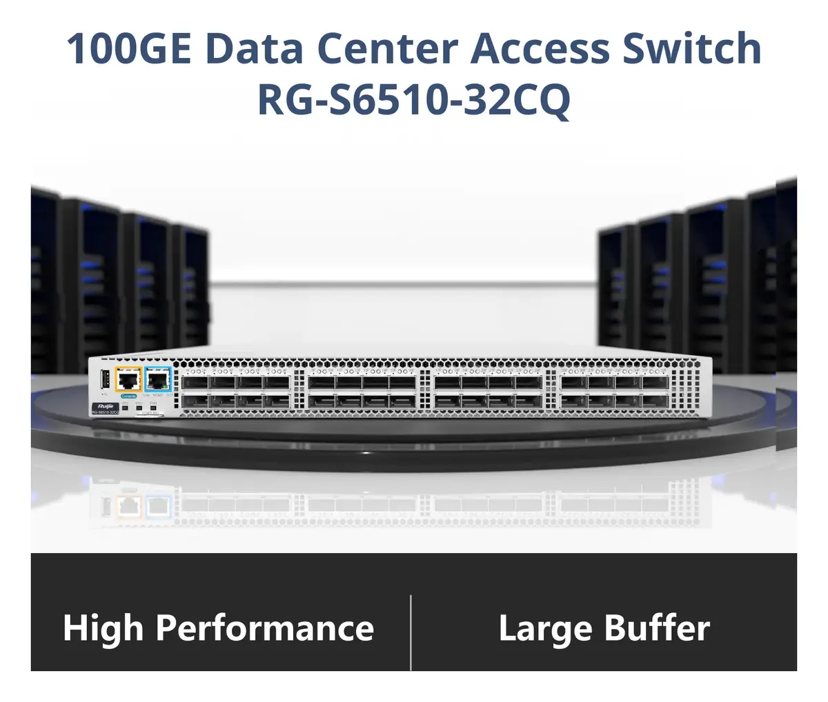 Ruijie RG-S6510-32CQ 32 Port 100G QSFP28 Veri Merkezi Switch — görsel 2