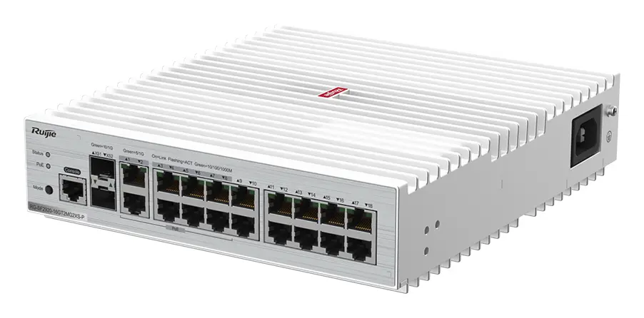 Ruijie RG-SF2920-16GT2MG2XS-P 16 Port Gigabit PoE+ 2×2.5G 2×10G SFP+ Yönetilebilir Switch — görsel 2