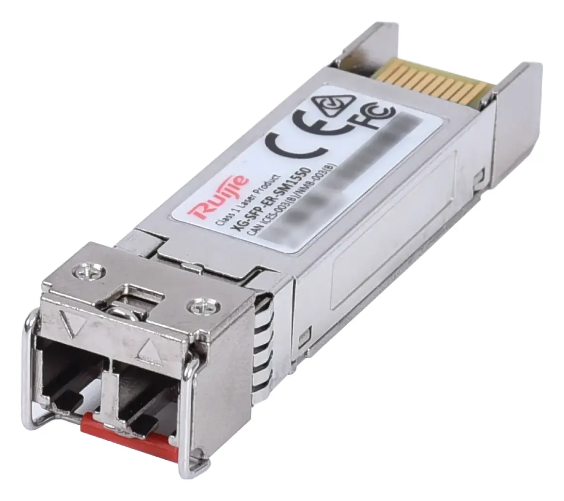 Ruijie XG-SFP-ER-SM1550 10GBASE-ER 1550nm 40km Single Mode SFP+ Optik Modül — görsel 5