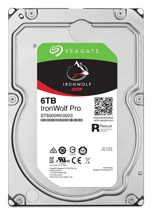 Seagate IronWolf Pro 6TB 3.5" SATA NAS Diski (ST6000NT001) — görsel 4