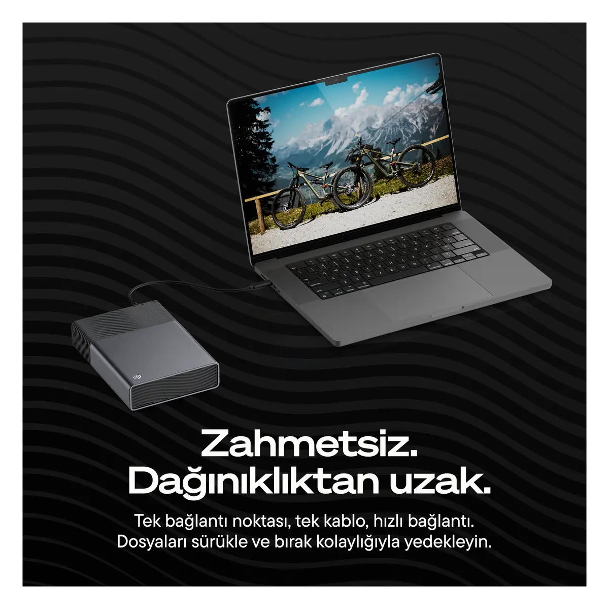 Seagate One Touch Desktop 16TB Uzay Grisi Harici Disk (STNB16000400) — görsel 2