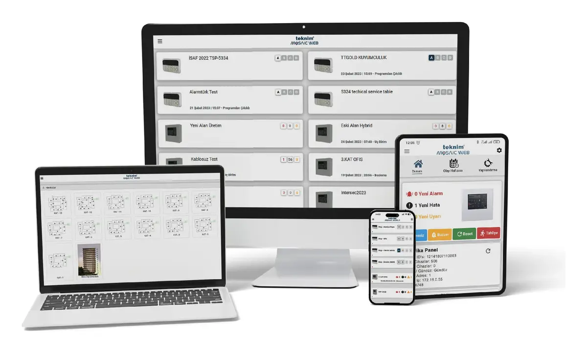 Teknim MOSAIC-WEB Bulut Tabanlı İzleme Yazılımı