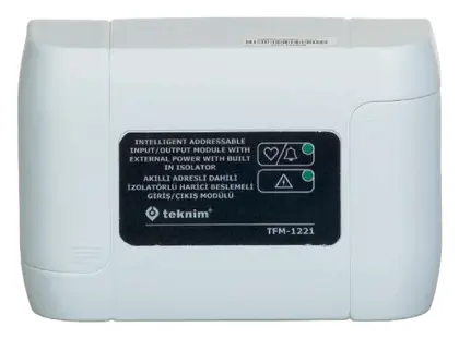 Teknim TFM-1221 Akıllı Adresli Dahili İzolatörlü Harici Beslemeli Giriş/Çıkış Modülü