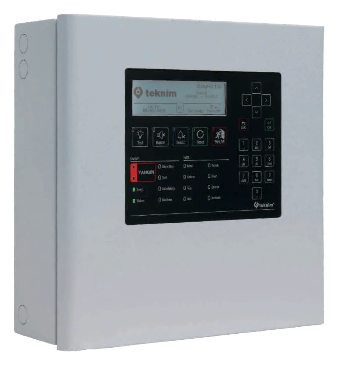 Teknim TFP-1212 2 Loop Akıllı Adresli Yangın Alarm Paneli