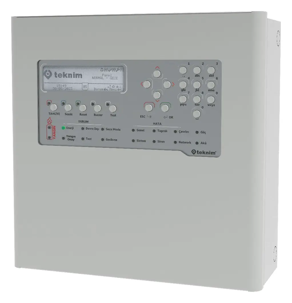 Teknim TFP-2211 Akıllı Adresli Yangın Alarm Paneli