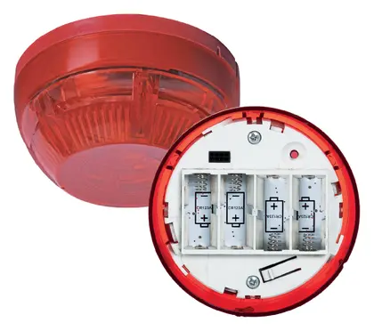 Teknim TWS-1815 Kablosuz Flaşörlü Yangın Alarm Sireni